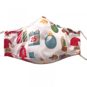 KN95 Adult Washable Cotton Mask -  Christmas with 2 Filter #41-#57